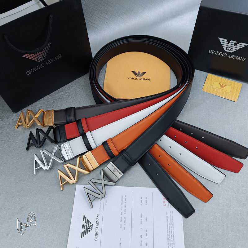 Armani belt 35mmX95-125cm lb16